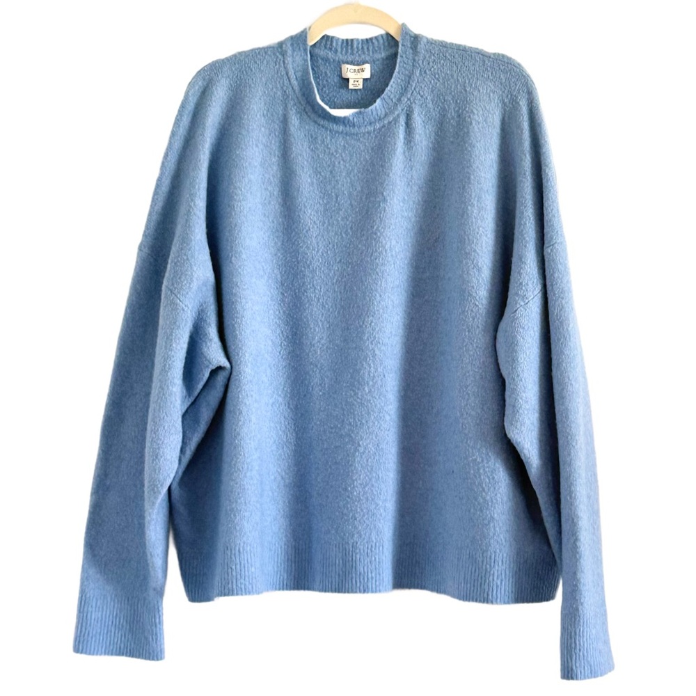 J. Crew Soft Light Blue Crewneck Sweater 2X
